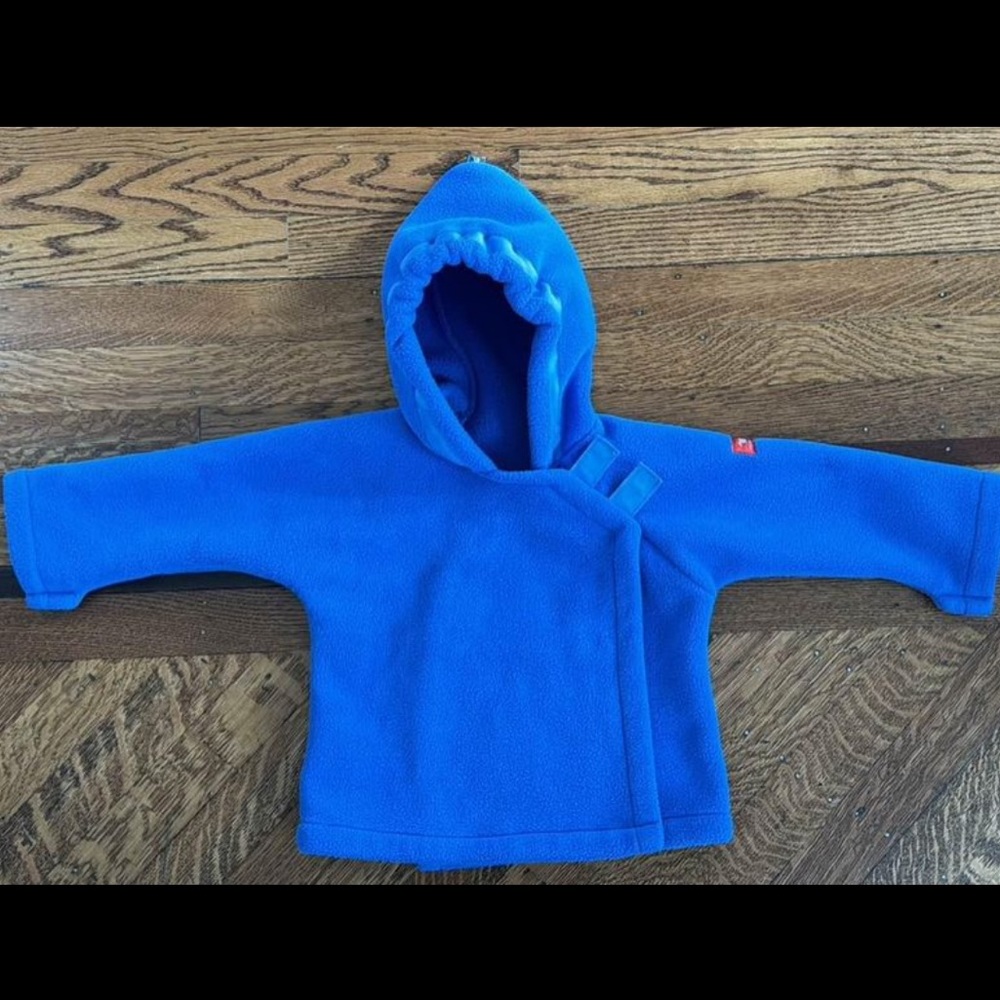 Widgeon Fleece Hooded Jacket - blue - like new
